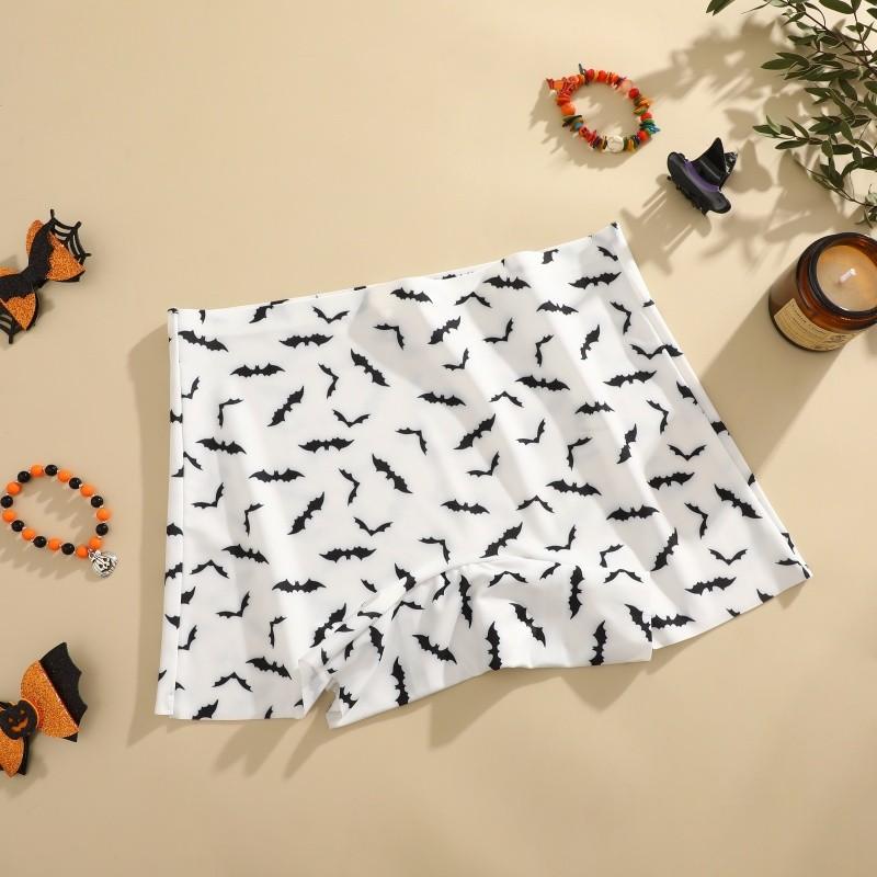 FINETOO Halloween Panty Boxer Seamless Boxer for Woman Halloween Underwear Soft and Comfortable Lingerie