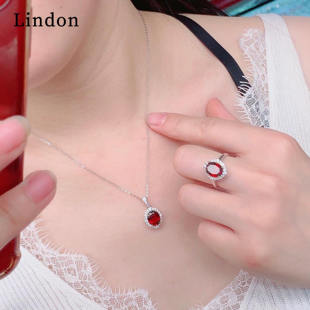 Lindon Женщины Медный Сплав 5А Циркон Кольца Ожерелье Подвеска Набор Свадебный Подарок