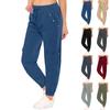 Women's Outdoor Cargo Pants Lightweight Joggers Elastic Waist Athletic Hiking Sweatpants Casual Travel Pant With Pocket