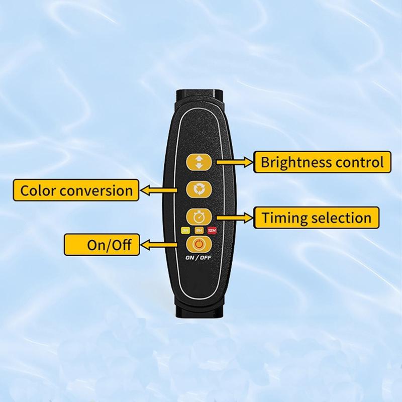 Светодиодная лампа для аквариума USB, полноспектральная, для роста водных растений, с регулируемой яркостью, диммируемая, с таймером, 360° вращающаяся