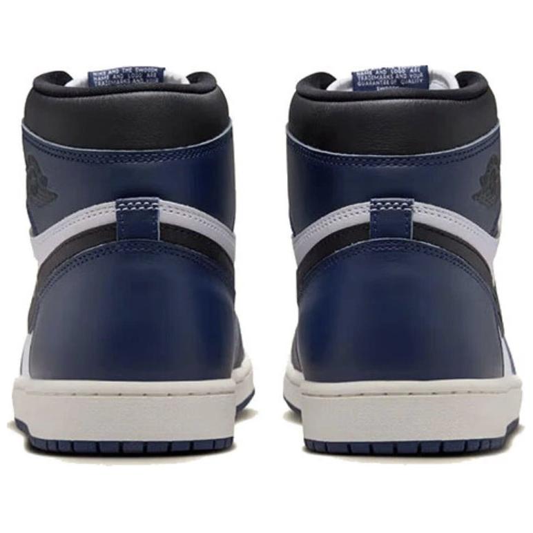 Air Jordan 1 Retro High OG Midnight Navy мужские кроссовки синие черные белые DZ5485-401
