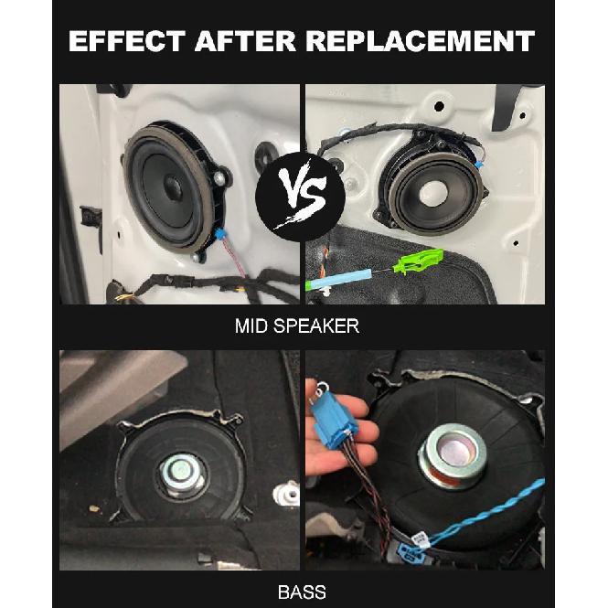 Автомобильная аудиосистема Для BMW E60 E70 E83 E90 E92 F10 F20 F30 F32 F34 G20 G30 Твитер Среднечастотный Низкочастотный динамик Рупорный динамик Музыка Модификация