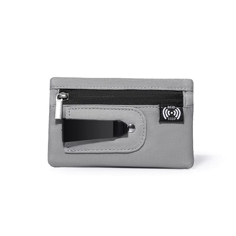 RFID Защитная поясная сумка от краж: Скрытый кошелек для монет и держатель для карт для путешествий на открытом воздухе