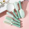 1Pcs Portable Cute Air Cushion Comb Mirror Set Anti Static Airbag Comb And Mirror Home Hair Styling Tools For Ladies