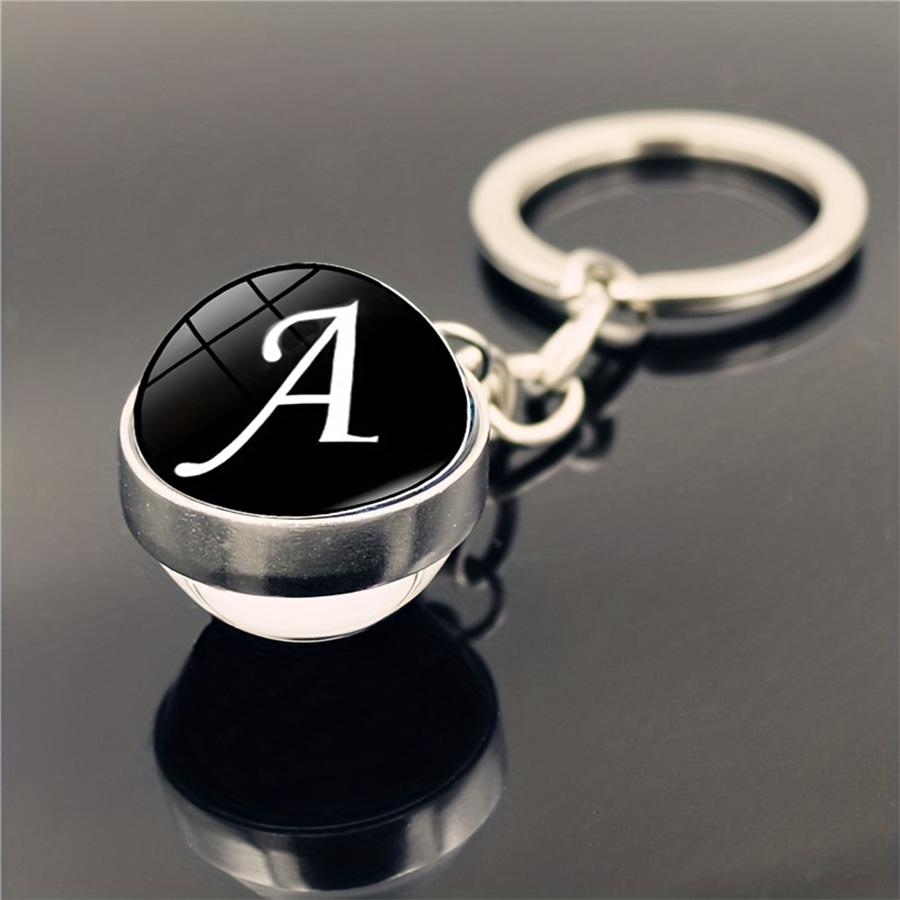 26 английских букв простой стиль металлические начальные шармы подвеска брелок вещи на день Святого Валентина для него друзья любовь набор подарки