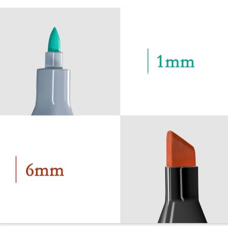 18/24/30/40 цветов, набор двусторонних маркеров для рисования, маркеры на спиртовой основе для закладок, школьные принадлежности для рисования манги