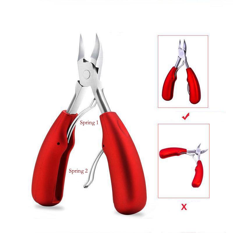 1 шт., кусачки для ногтей на ногах, коррекция ногтей, кусачки для ногтей, фрезы, инструмент для удаления омертвевшей кожи, инструмент для ухода за педикюром