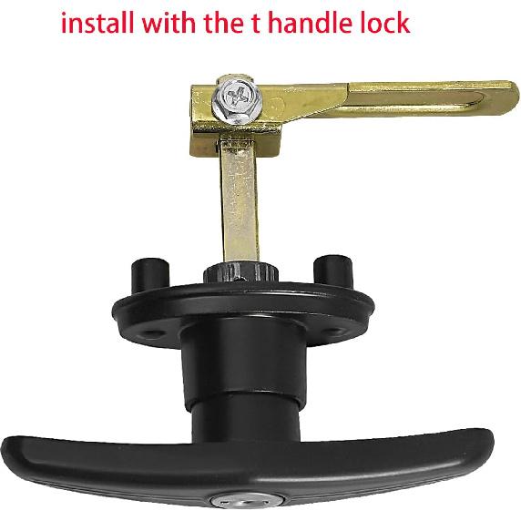 Steel T-Handle Cam Locking cam Suitable for T and L Handle Locks of Truck Canopy and rv,Camper Tops-1 Pack