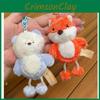 Rabbit Penguin Duck Bear Plush Keyring With Pull Out Feet For Kids And Teens