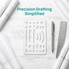 10PCS 27 Holes Erasing Shield Multi-shape Drawing Pattern Ruler  Draft Creation