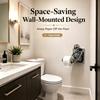 Resin Skeleton Toilet Paper Holder, Wall‑Mount Bathroom Tissue Rack For Halloween Decor