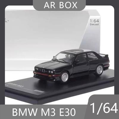 AR BOX 1:64 литая под давлением модель автомобиля BMW m3 e30, игрушки для мальчиков, подарки на день рождения, настольные украшения для коллекционеров