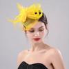 Luxury Fascinator Headdress British Retro Bridal Mesh Ribbons Cap  Girls