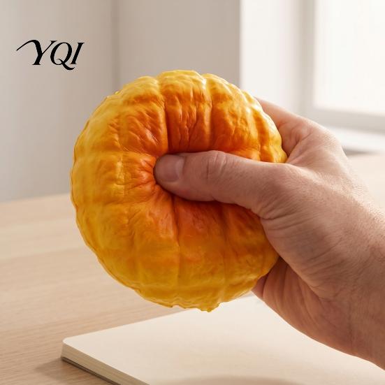 Sensory Fidget Toys for Kids Pineapple Bun Pinch Toy, Soft TPR Stress Relief Fidget, Bread Slow Rebound Simulation Toy with Texture Anxiety