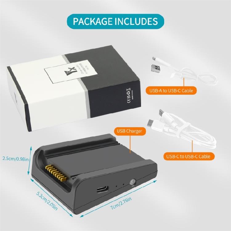 Быстрое зарядное устройство Аккумулятор USB-хаб для зарядки аккумулятора DJI Air 3 Зарядные аксессуары