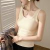 Высокоэластичный тонкий хлопковый чехол для груди с внутренней лямкой, защитой от протекания, женский жилет