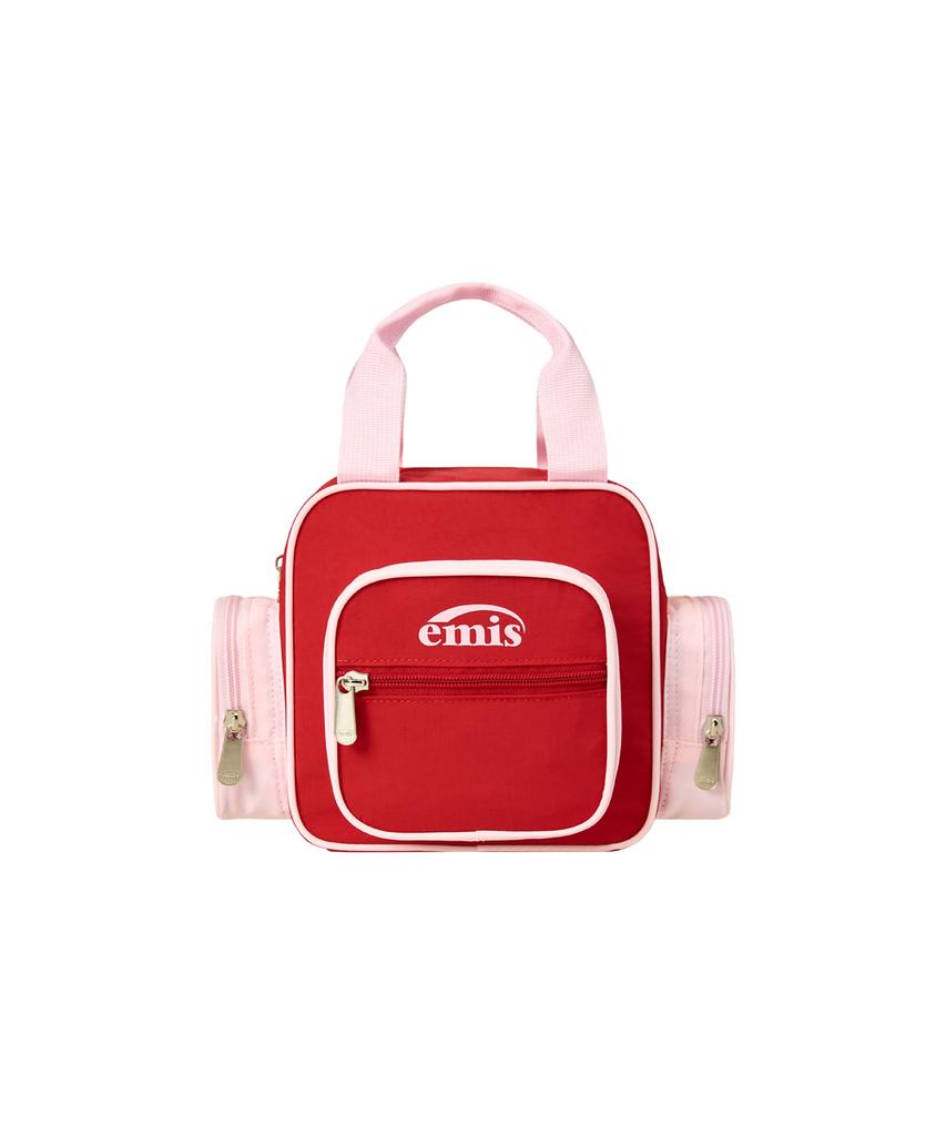 Сумка-тоут Emis Nylon Color-Block - Красная
