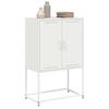 Highboard White 68.5 x 38.5 x 107 cm Steel