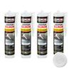 IsolBau Transparent Aquarium Silicone 4 X 300ml