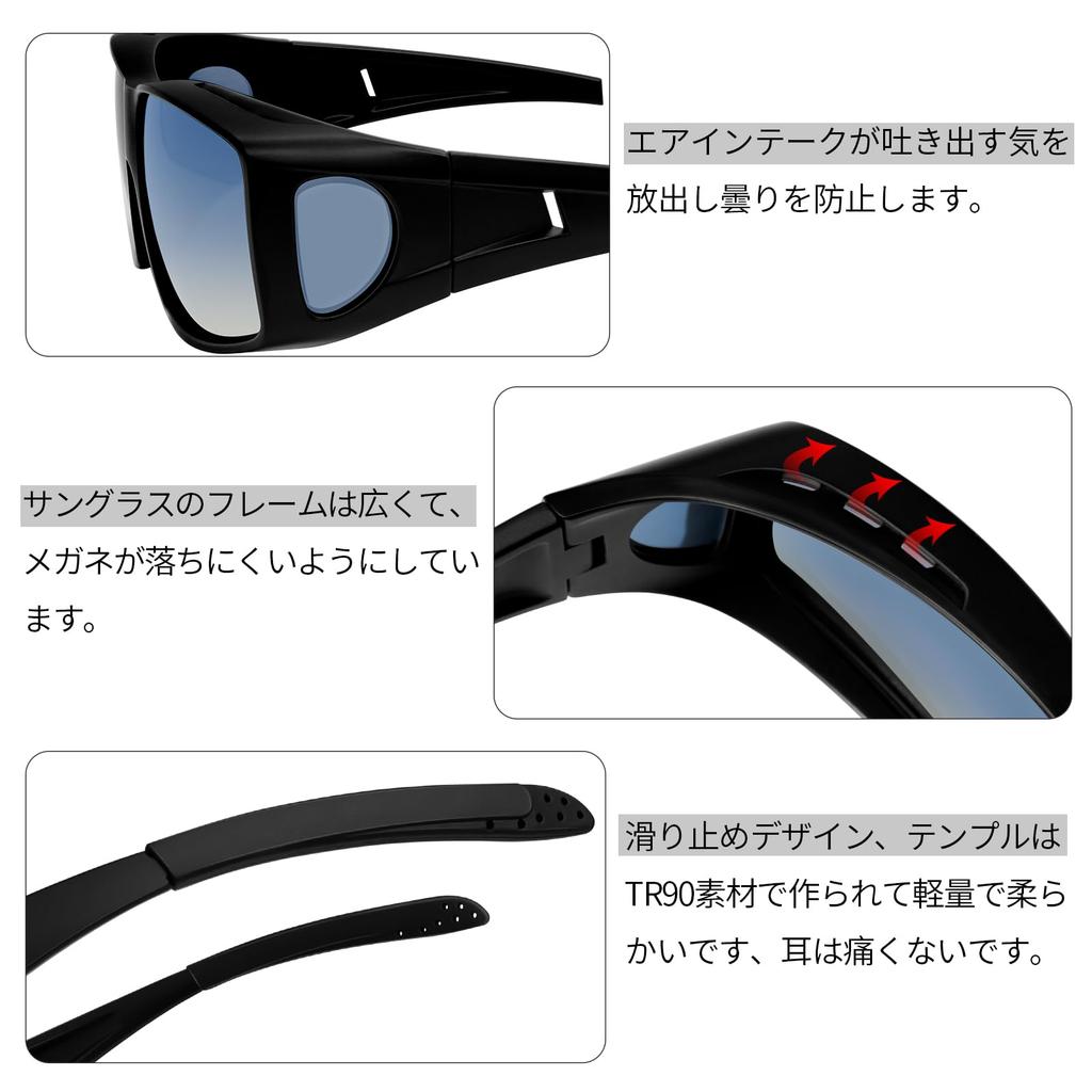 KANASTAL TAC UV400 Popular for and More Over-the-Eye Sunglasses, Polarized, Lens, Protection, Sports, Driving, Hiking, Fishing, Baseball, Golf,