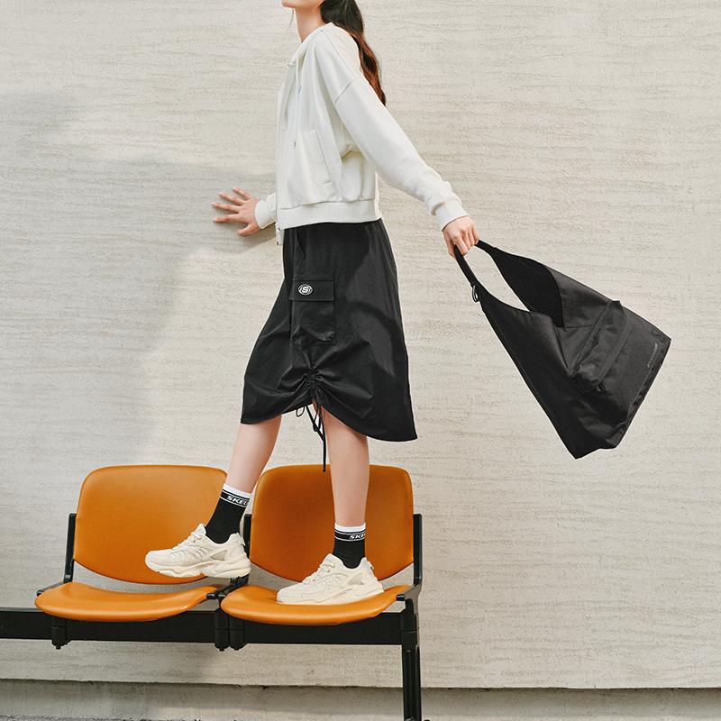 New Skechers Fabric Handbag, Shoulder Bag Medium Unisex Carbon Black L124U140-0018