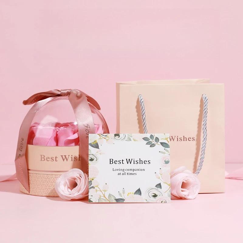 Elegant Preserved Rose Box with Jewelry Drawer for Mothers Day Birthday Anniversary Gifts and Special Keepsake Present for Her