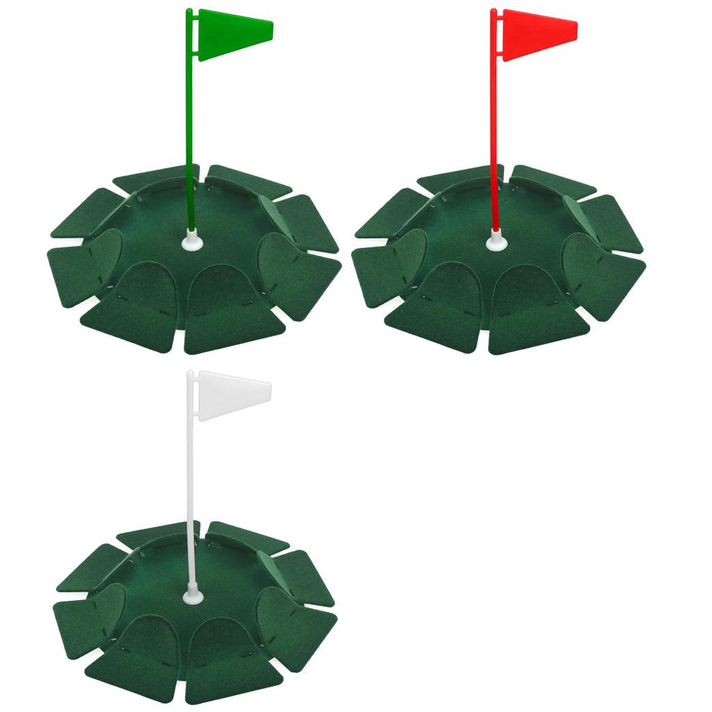 Golfing Putting Practice Cup All-Direction Golfing Practice Hole Indoor Outdoor Golfing Putting Cup with Magnetic Flag