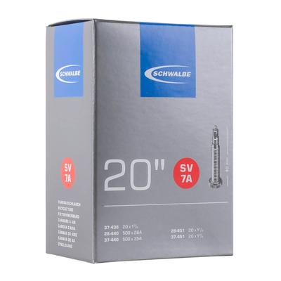 SCHWALBE 20 x камера стиль Presta клапан 40 мм 7ASV [Оригинальный продукт] 1 1/8 (451)