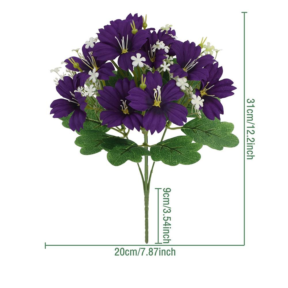UV Resistant Realistic Faux Blooms Plastic Artificial Flower  Flower Arrangement