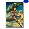 Attack On Titan Season 4 Poster Retro Kraft Paper Posters Prints Anime Decor Home Living Room Bar Art Painting Wall Stickers