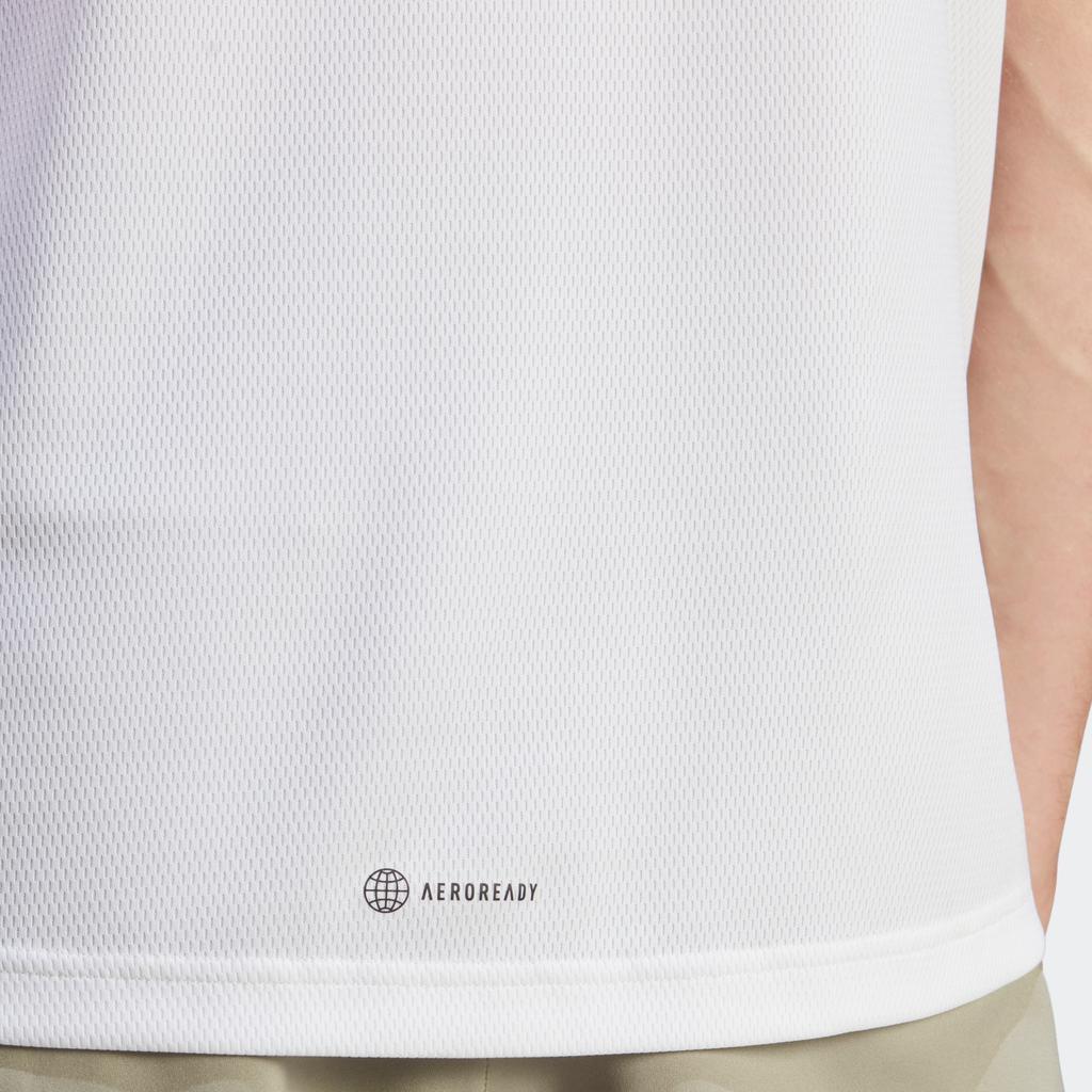 Adidas Мужская футболка с логотипом Workout Base, белая IB7904