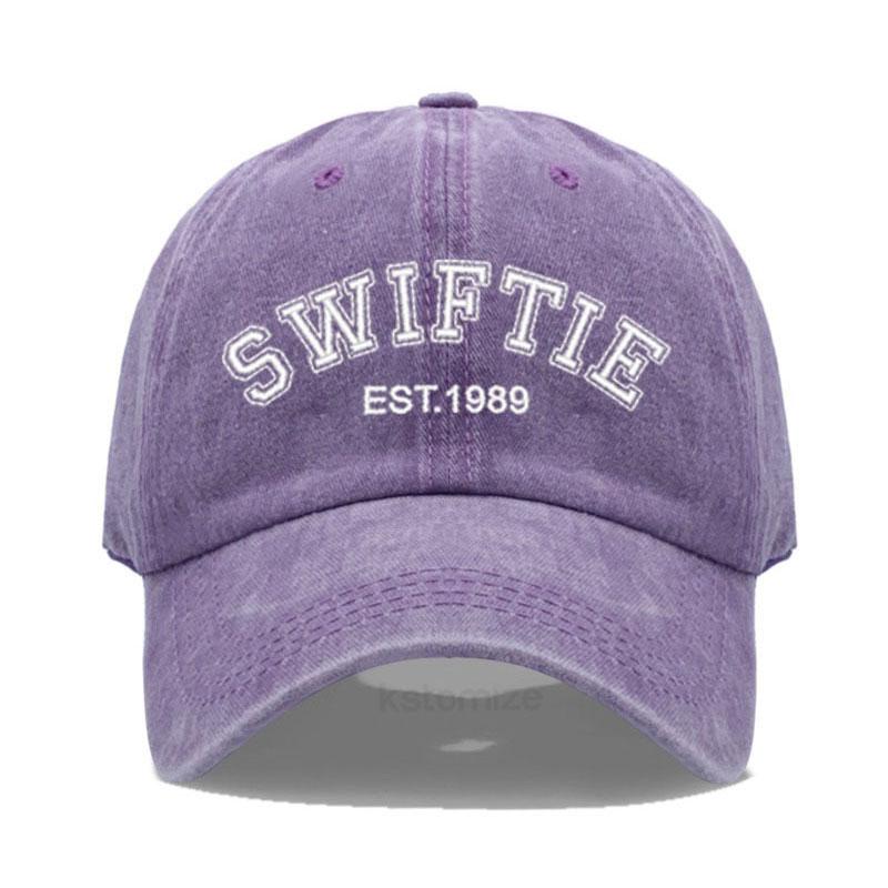 SWIFTIE 1989 Embroidery Baseball Cap for Men Women Unisex Washed Cotton Dad Hat Sun Hat Gift Fans Outdoor Sports Dropshipping