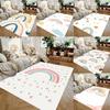 Timeless Cartoon Rainbow Carpet for Living Room Decor Sofa Rug Bedroom Bedside Rug Kitchen Dining Table Mat Nursery Floor Mat