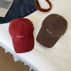 Hat women's sunshade large head circumference baseball cap men's trendy niche styleclassyeasiest for match sports k-style peaked 
