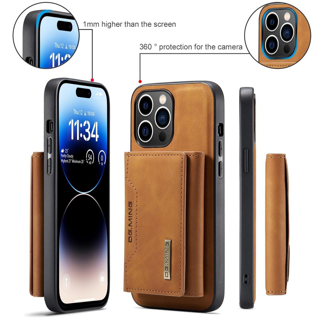 2 In1 Detachable Wallet Card Slot Flip Magnetic Leather Case for iPhone 15 14 Plus 13 12 11 Pro Max for Samsung S23 S22 S21 S20 Ultra Plus A14 A54 A53