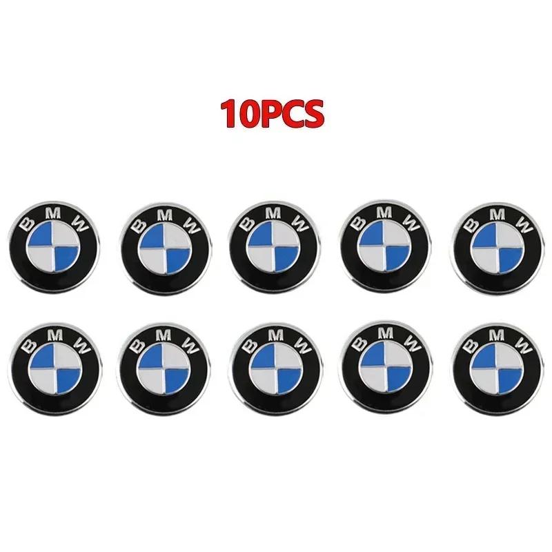 11/14mm Car Remote Key Fob Emblem Badge Radio Button Sticker For BMW 50th E46 E90 E49 F30 F80 E36 E46 E93 E92 F34 F31 GT G30 X7
