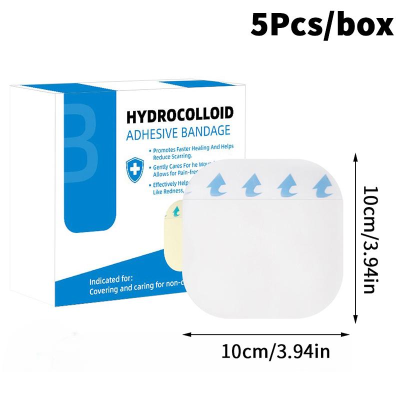 1/5 шт. Самоклеящиеся пластыри Гидроколлоидная повязка Невидимые Дышащие Пластырь для ран Лейкопластырь Клейкие бинты Кожный пластырь