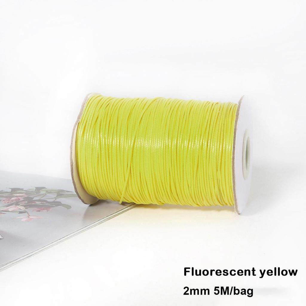 Разноцветные вощеные хлопковые шнуры для макраме, ювелирные бусины, изготовление ювелирных изделий своими руками