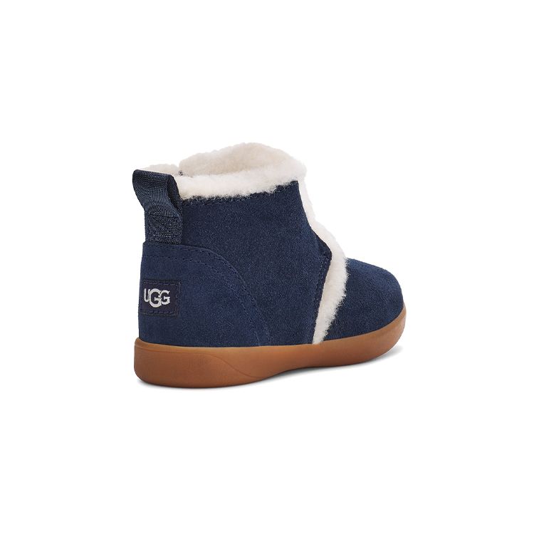 UGG Daden Удобные Прочные Зимние Ботинки на Молнии с Флисовой Подкладкой Детские ботинки Темно-синие 1120957T-NSD