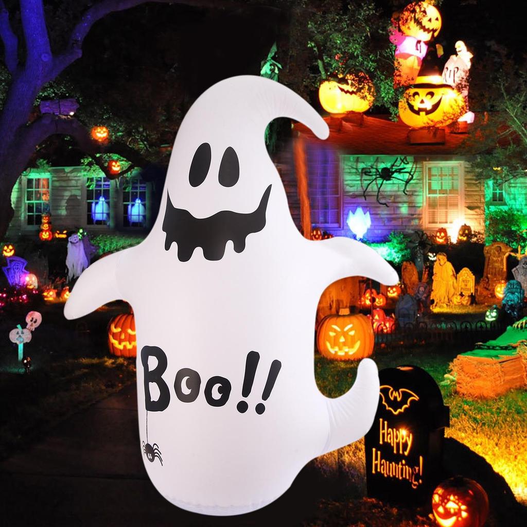Надувное украшение на Хэллоуин и Рождество в виде тыквы и привидения для тамблер-бара и детского сада