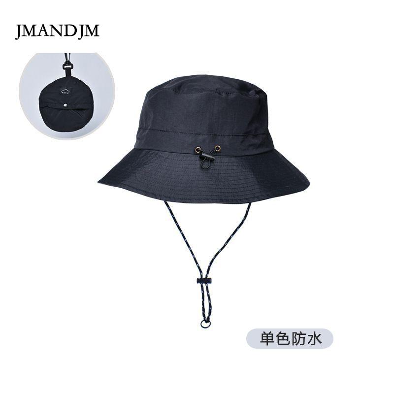 Новая летняя водонепроницаемая шляпа-ведро для мужчин, для рыбалки, альпинизма, складная, для хранения, цветная, солнцезащитная шляпа для детей