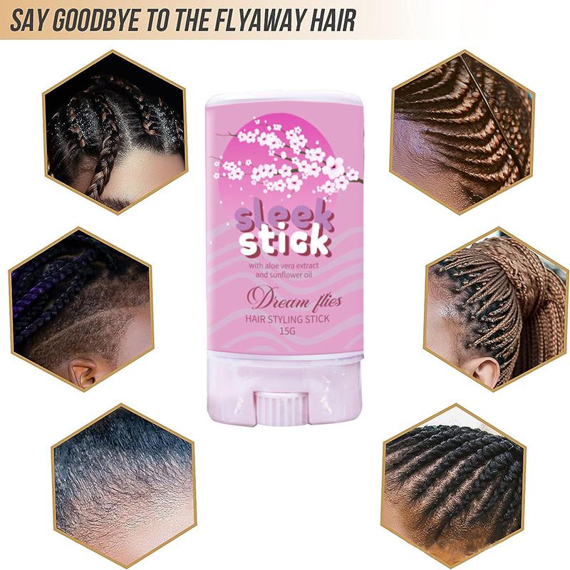 Портативная восковая палочка для волос, профессиональная идеальная восковая палочка для укладки волос, без вьющихся краев, контрольная помада
