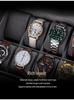 Walnut Wood Watch and Jewelry Organizer Box - Storage for Wristwatches, Bracelets, and More