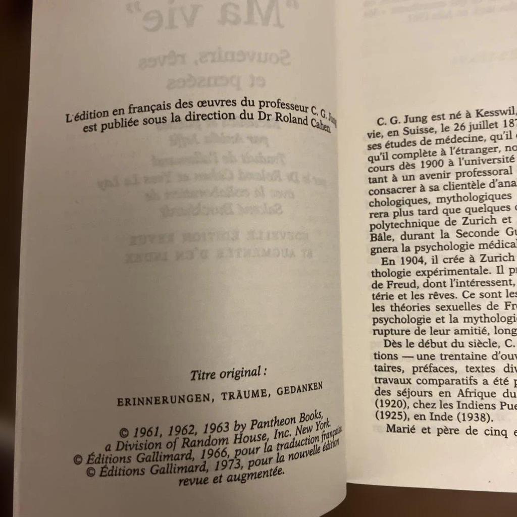 [USED] C.G.Jung "Ma vie