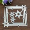 Star Frame Carbon Steel Die Cutting Dies Scrapbooking Embossing Dies Cut Stencils Metal Paper Cards