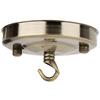 2PCS Iron Chandelier Hanging Plate Hook Ceiling Light Canopy Decoration DIY Fitting AccessoryBronze