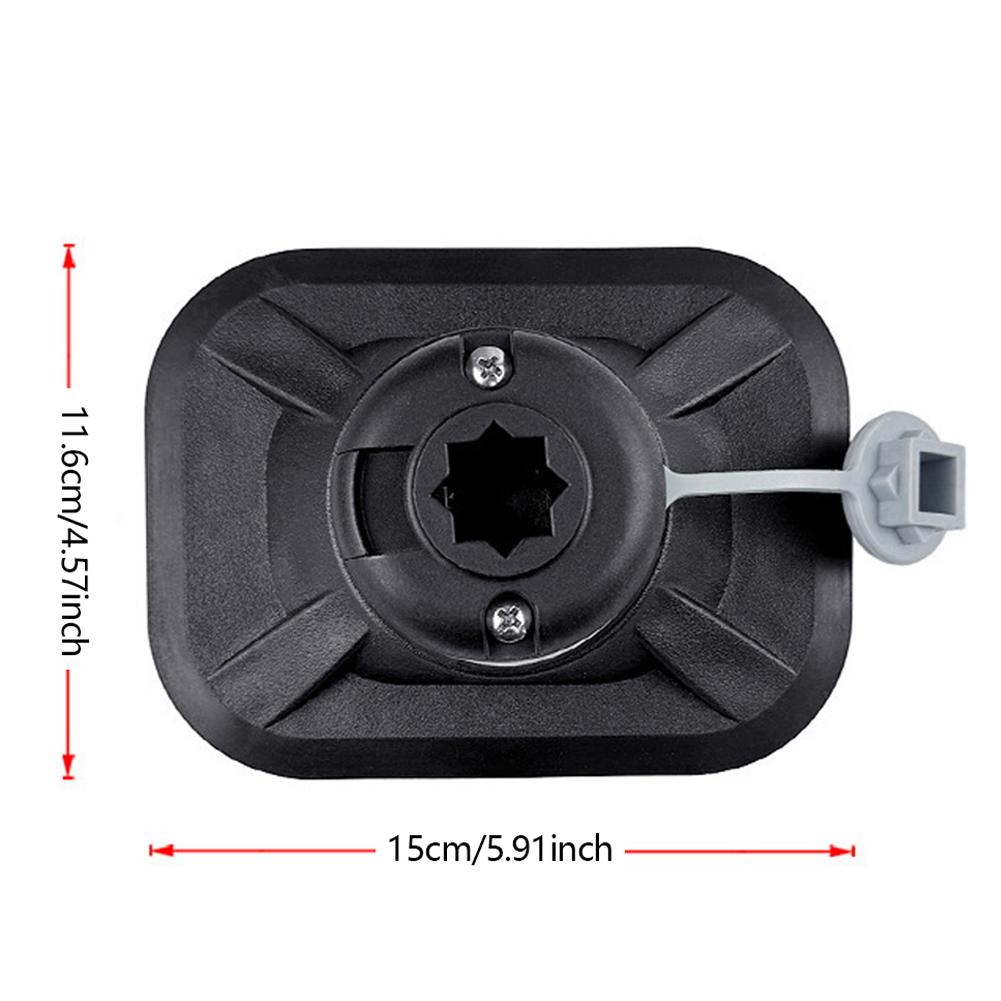 PVC Inflatable Boat Fishing Rod Holder Watercraft Kayak Rafting Support Base Star Mount Marine Boat Safety Flag Mount Accesories
