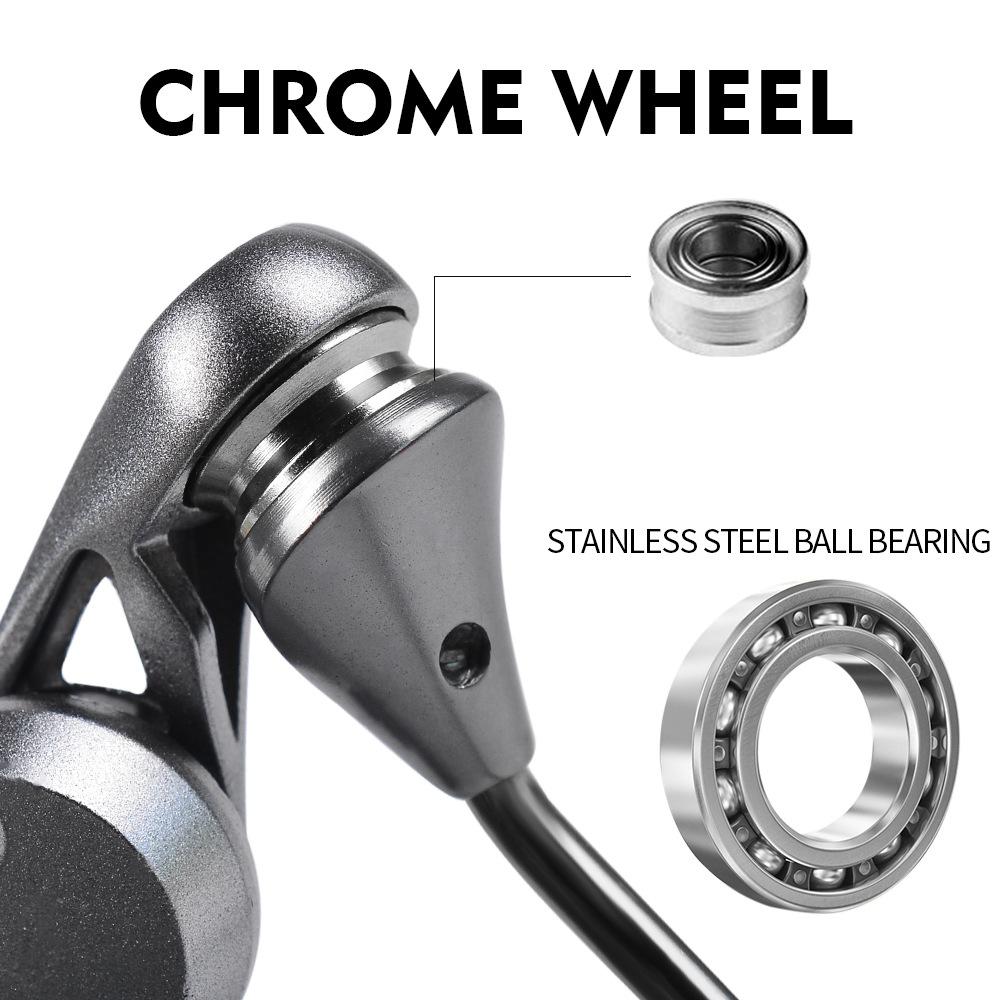 Колесо с клыком для приманки Чашка с глубокой леской Колесо для лески Двойной коромысло Рыболовное колесо с длинным ходом Рыболовное колесо со скал