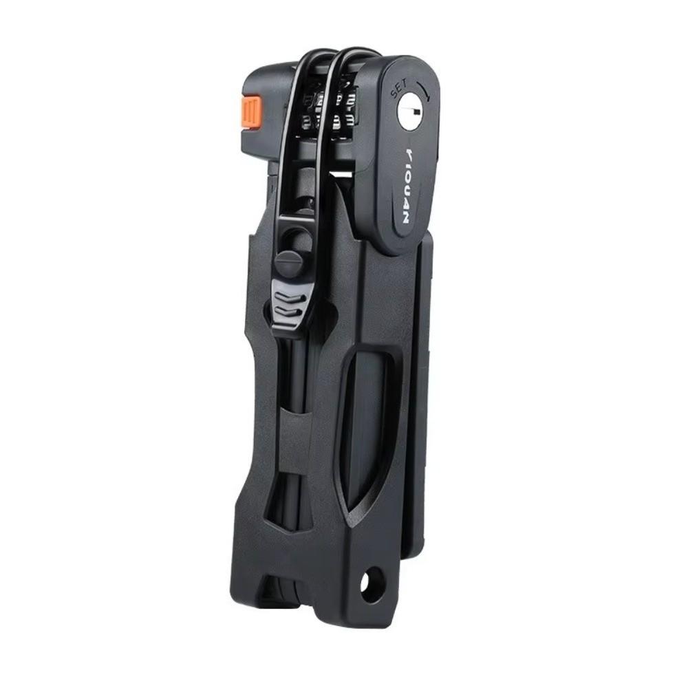 Portable Cycling Folding Lock Alloy Steel Bike Combination Lock Bicycle Accessories