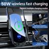 50W Wireless Chargers Car Air Vent Stand Phone Holder Fast Charging Station For Samsung S21 S20 S10 iPhone 12 13 14 15 Pro Max